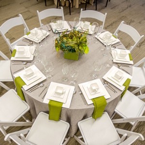 linens, table set up, choose the right party rental company