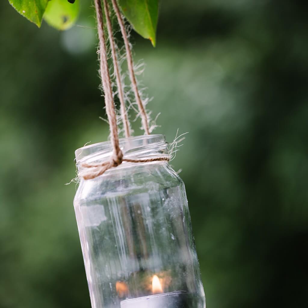 How to create Mason Jar Decoupage Lanterns | Colorado Party Rentals