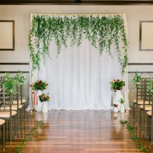 nature theme wedding, bring plant life inside