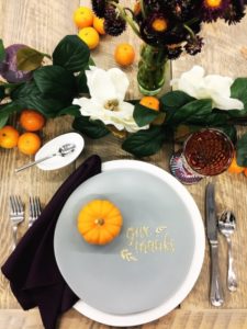 charming table setting for your thanksgiving dinner