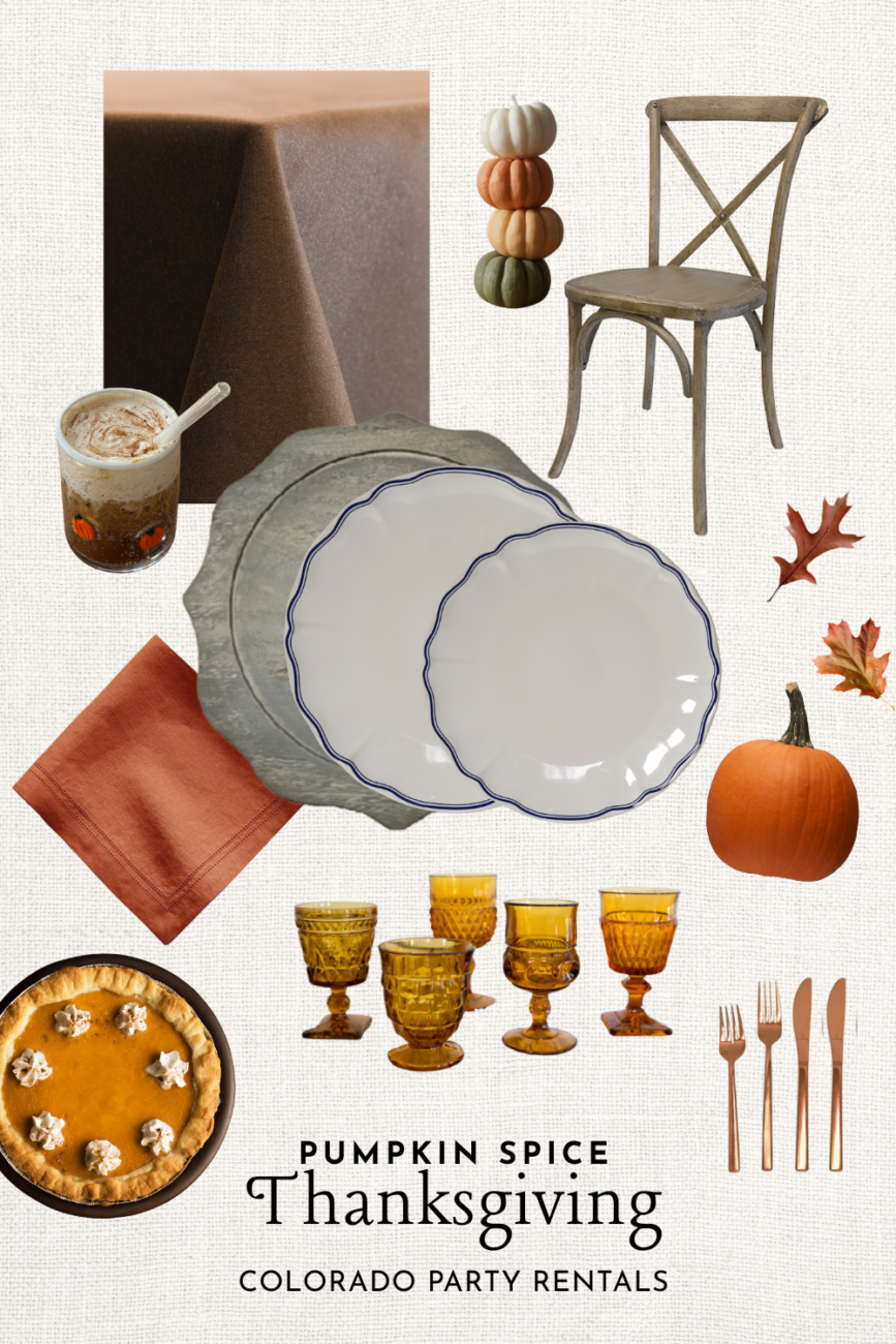Pumpkin Spice Thanksgiving tablescape